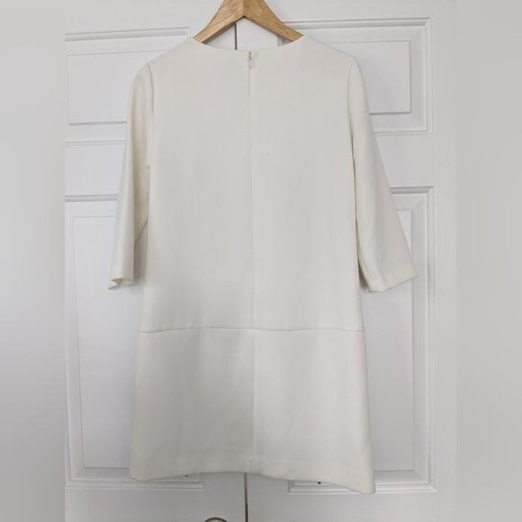 Ann Taylor Off White Shift Dress Size 4 Petite NEW - Picture 8 of 10